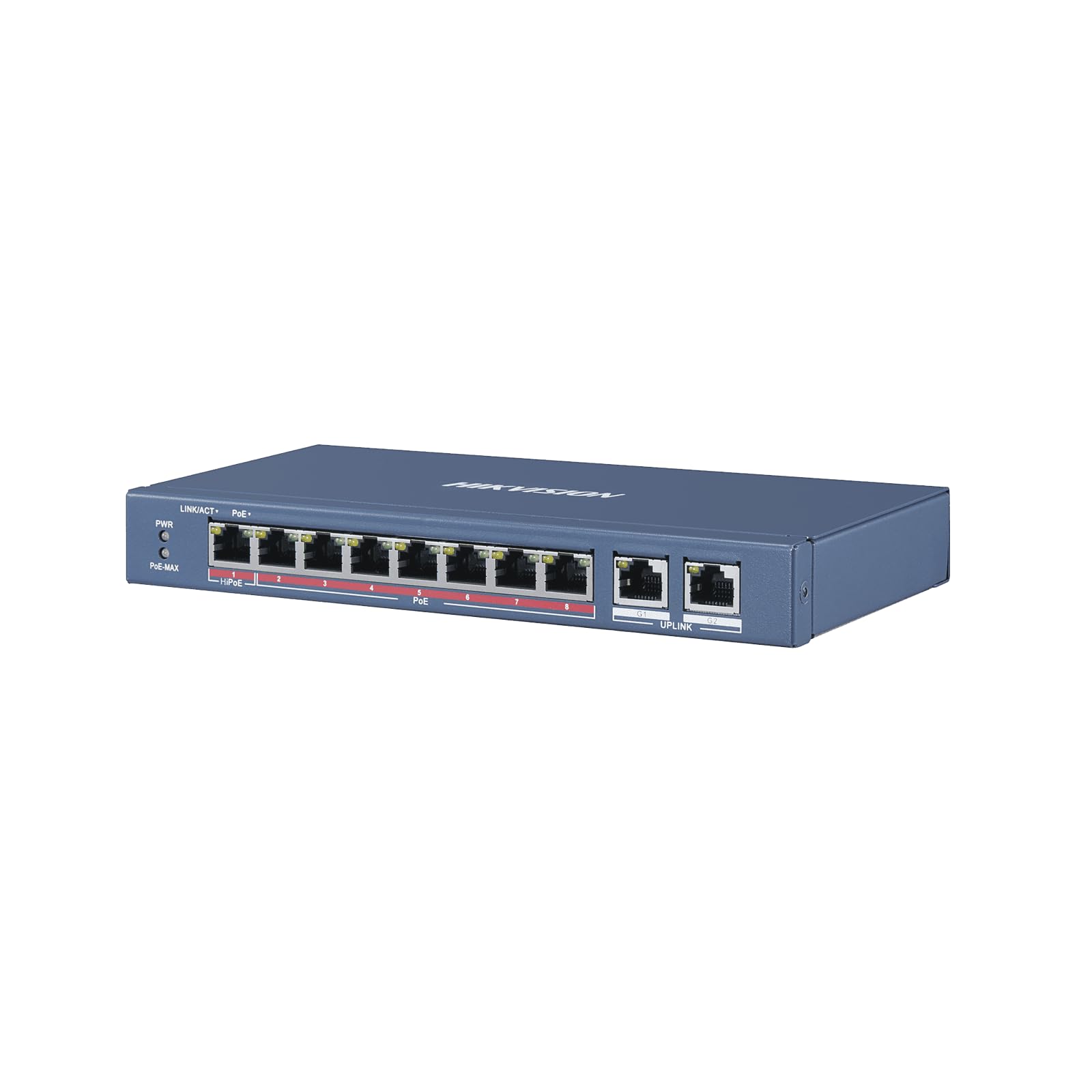 Hikvision Digital Technology DS-3E0310HP-E switch di rete Non gestito Fast Ethernet (10/100) Supporto Power over Ethernet (PoE) Blu