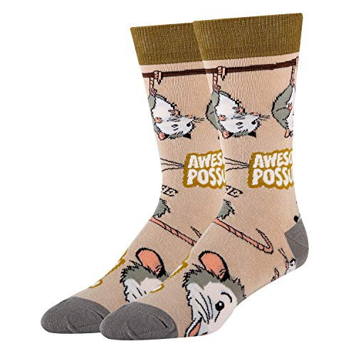 Oooh Yeah Men and Women's Novelty Crew Socks, Funny Crazy Silly Dress Cotton Socks