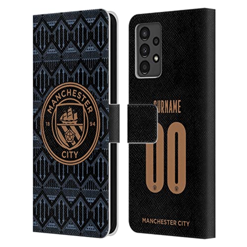Protège-écran Samsung Galaxy A13 étui portefeuille cuir Man City FC