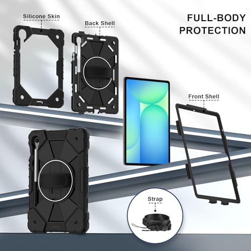 Coque robuste Samsung Tab S10 FE pour éviter les fissures d'écran 11"