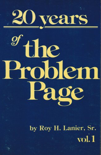 20 Years of the Problem Page (Vol. 1) 089137549X Book Cover