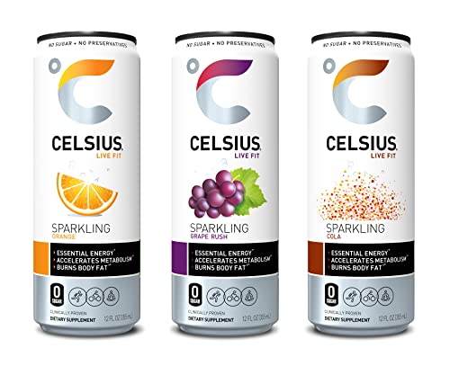 Celsius Sparkling Classic Pop Pack, Functional Essential Energy Drink 12 Fl Oz (Pack Of 12) #TOP1