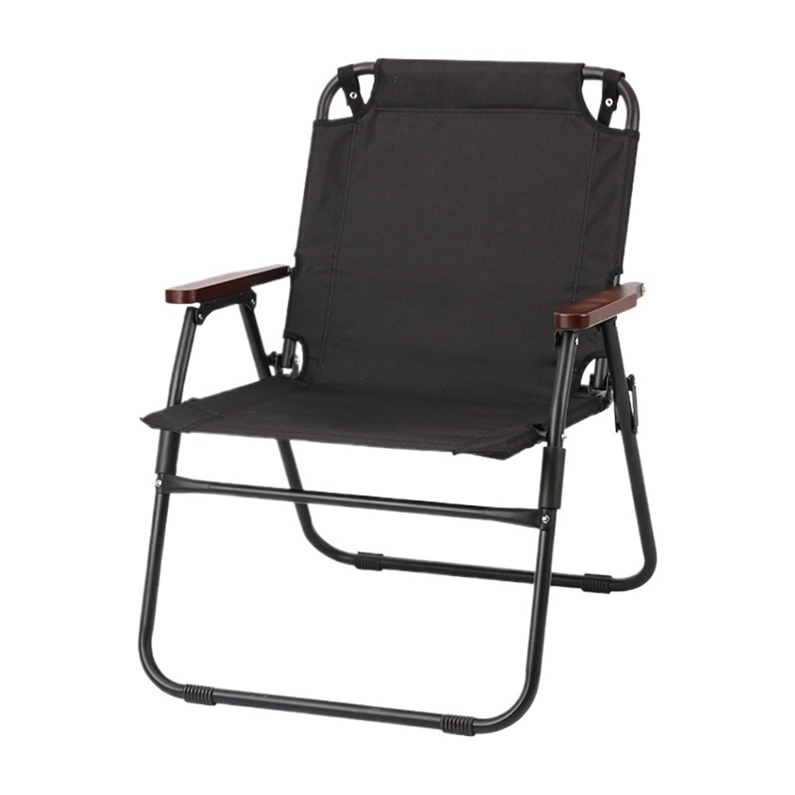 Chaise de camping pliante ultra légère et compacte noire pour adulte nomade