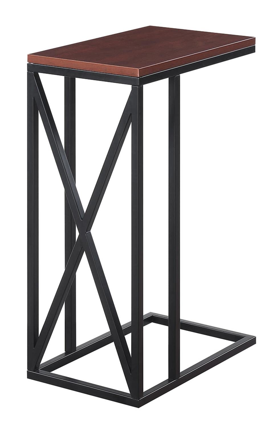 Convenience Concepts Tucson C End Table, Cherry / Black