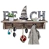 SAILINGSTORY Beach Wall Decor, Beach Sign Key Holder for Wall Mounted Coat Rack with Shelf, Beach Decor Nautical Decor… 51ch8PzaqRL. SS100
