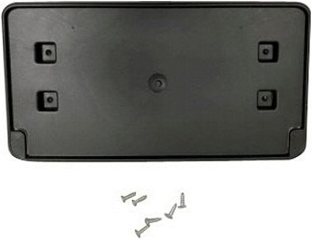 DAT AUTO PARTS Front Bumper License Plate Frame Tag Mounting Bracket Holder Replacement for 2019-2023 Jeep Cherokee Trailhawk Models Only Black Textured Plastic CH1068159 68288477AA