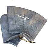 Novio Schlauch 9.00-20 mit Winkelventil V3-06-3 passend für Baumaschinen, LKW-Reifen 9.00 R20, Anhänger, Schlepper, Traktor, Bagger, TOP Luftschlauch in Erstausrüster-Qualität mit Metallventil