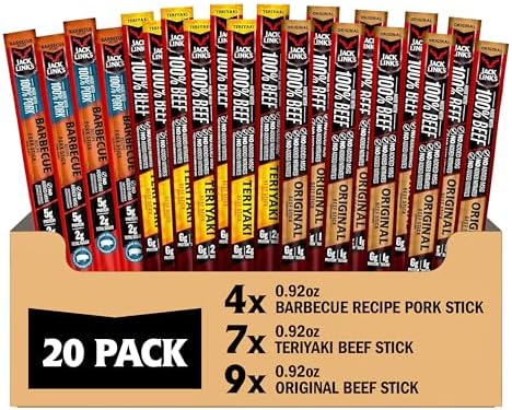 Jack Link's Meat Sticks Variety Pack - Original - (20 Count) 0.92 oz