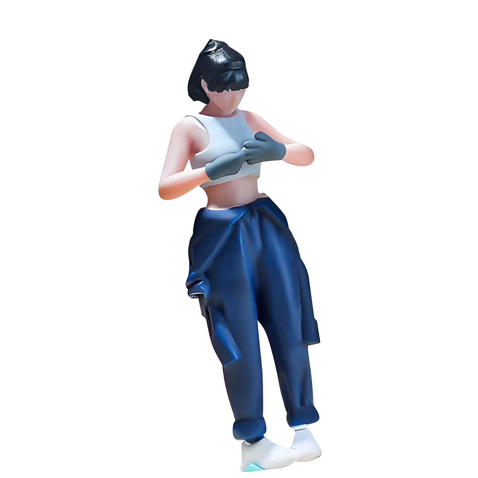 Elnwnnkc Handcrafted 1/64 Repair Worker Scene Miniatures Repairman Decorations for Creative Dioramas and Offices Decorating Scale Model Collectibles