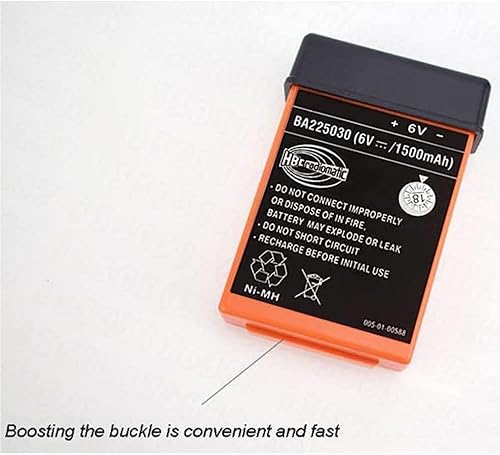 Miniatura 4 de XIAOXX (2 Pack) Ni-Mh Rechargeable Battery for HBC Radiomatic 6V 1500mAh BA225030 for HBC Crane Remote Control Pump Truck Battery