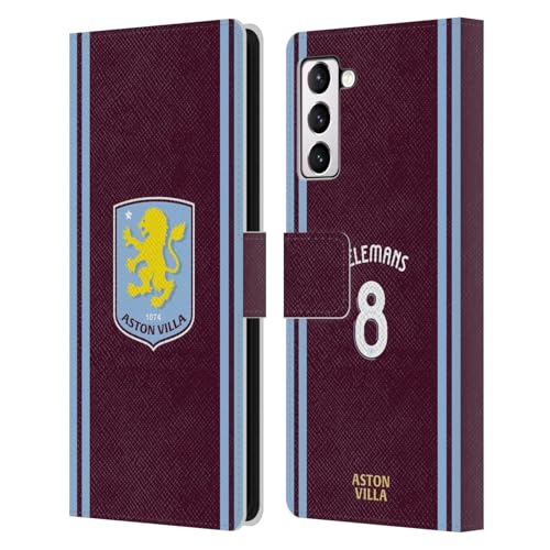 Housse en cuir Aston Villa Tielemans pour Samsung Galaxy S21 Plus 5G