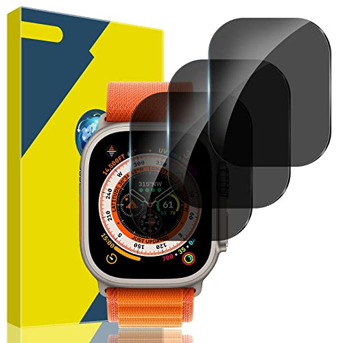 Film anti-espion Apple Watch Ultra pour préserver vos messages dans le métro