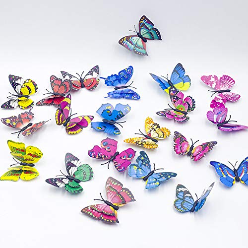 Liuqingwind 2008409-GARDENDECOR Decorative Garden Butterfly Stakes 6Pcs Pvc Butterfly Simulation Ornament Outdoor Garden Shrub Party Festival Decor thumb #3