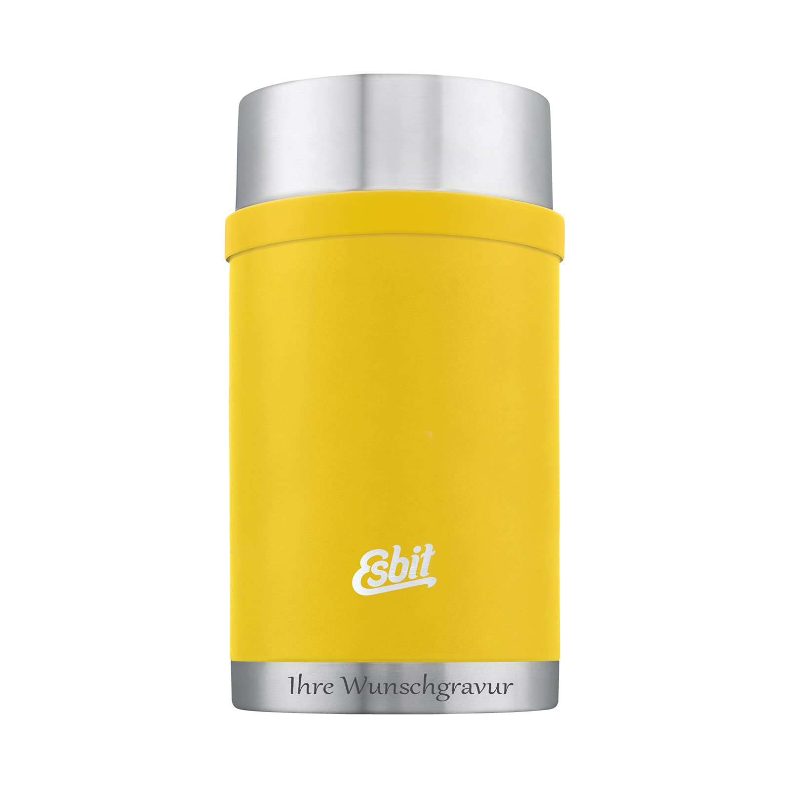 Esbit Sculptor Thermobehälter für Essen, mit personalisierter Gravur, Edelstahl, BPA-Frei, Schwarz, Silber &mehr, 500ml, 750ml & 1000ml, Speisegefäß für warme und kalte Speisen, für Suppen und Salate