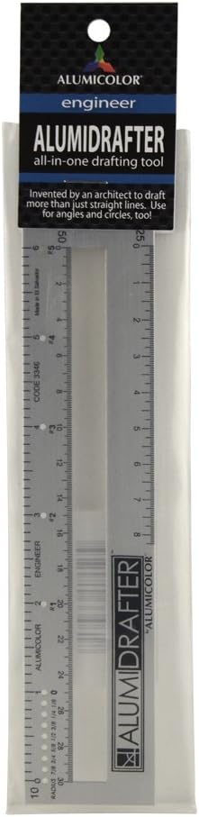 Alumicolor alumidrafter 6-inchエンジニアスケール