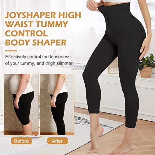 JOYSHAPER Shapewear Leggings for Women High Waisted Tummy Control Body Shaper Footless Tights Butt Lift Yoga Pants2