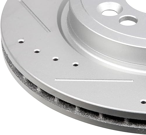 Miniatura 193 de SCITOO Juego de 2 frenos de freno ranurados traseros para Chrysler Town & Country, 08-16 para Dodge Grand Caravan, 09-13 para Dodge Journey, 12-15