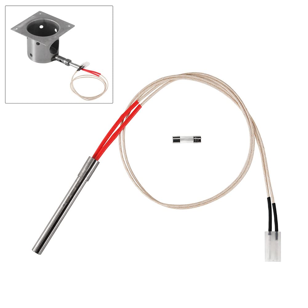 Hot Rod Zünder Kit Für Holzpelletofen – Ersatz Für Traeger 070, 075, Elite & BBQ Series, Inkl. 2 Sicherungen & Schrauben