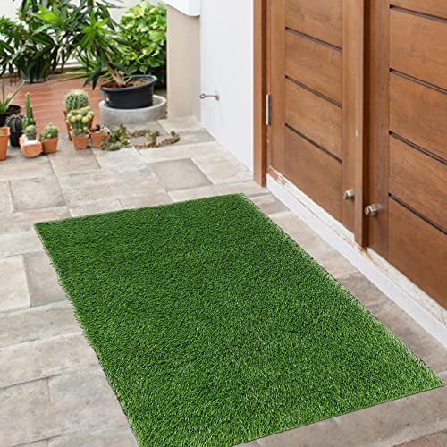 Tappeto da pavimento in erba artificiale facile da mantenere: i tappetini in erba artificiale sono facili da pulire, possono essere puliti scuotendo, spazzando o lavando via, facili da ripristinare il suo stato naturale, nessuna irrigazione, nessun taglio e come il vero tappeto erboso. I tappetini in erba artificiale all'aperto offrono una scena di erba rigogliosa e fresca con la minima manutenzione. Si prega di consentire una piccola dimensione e tolleranza del colore a causa dei diversi metodi di misurazione e ligthing. Qualsiasi suggerimento o problema, basta inviarci un'e-mail liberamente.