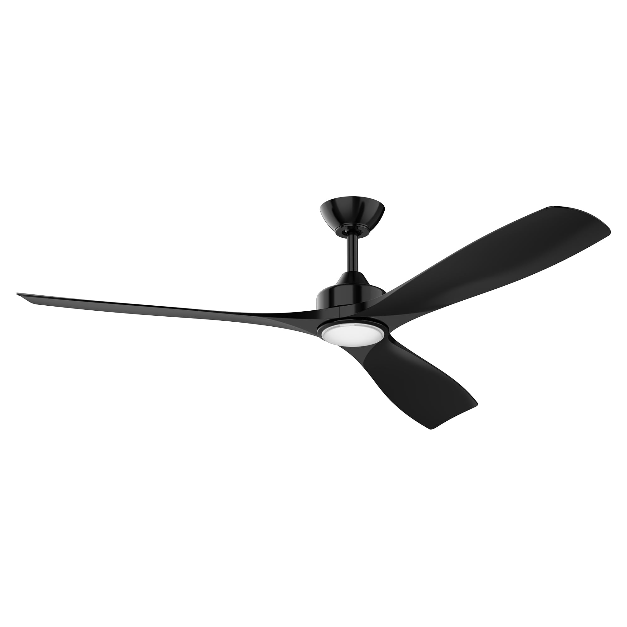 Ceiling Fans with Lights 60 Inch DC Motor Ceiling Fans with Remote Control, Indoor Outdoor Ceiling Fans for Patios Living Room Shop, 3 Reversible Blades, Timer, Dimmable, 3 Color Tone