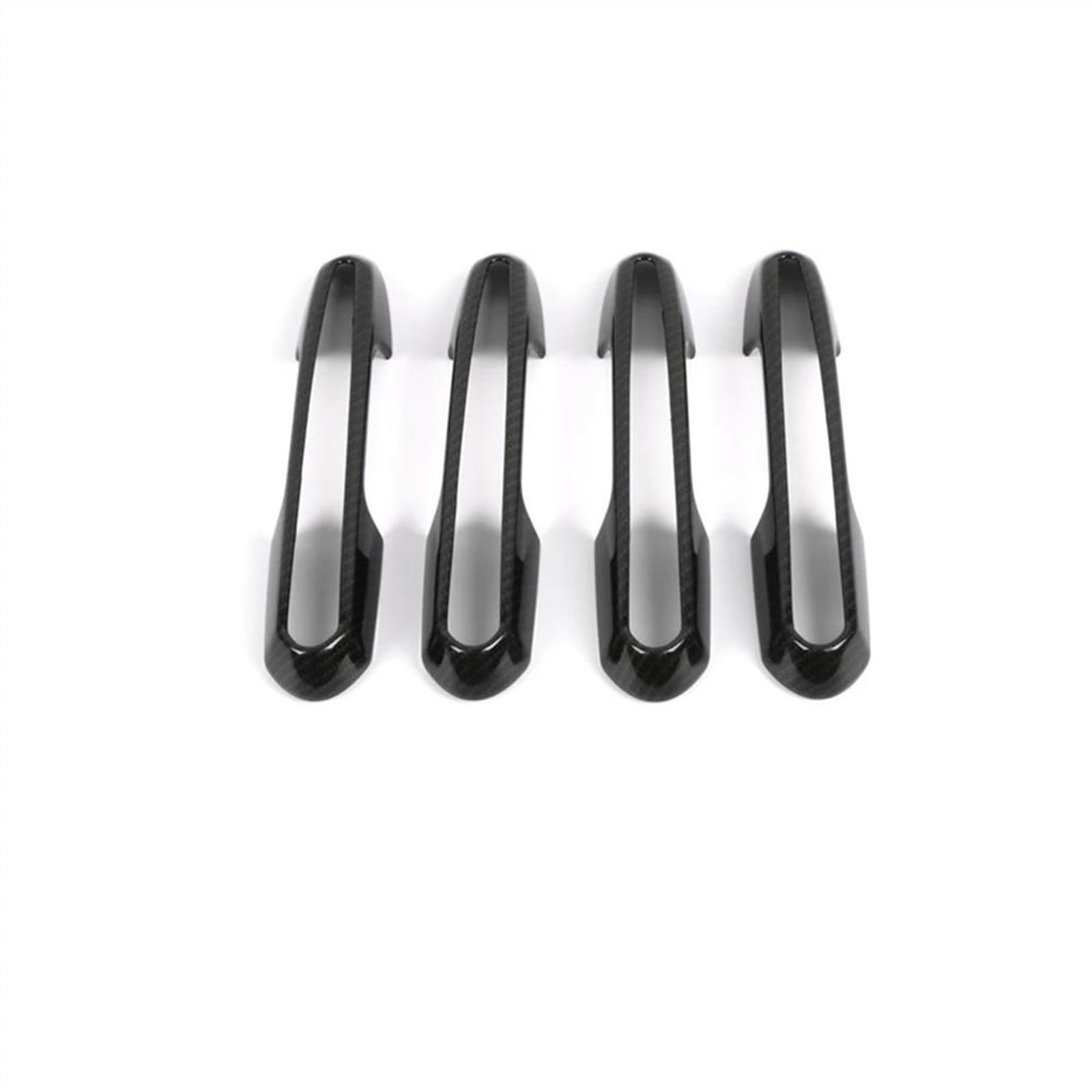 Noheeu A Car Bs Carbon Gate Door Handle Trim Frame Sticker Cover Exterior Decoration Moulding For Toyot Rav4 Xa50 2019-2021(A)