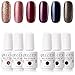 Gellen Vernis Gel Semi Permanent - Vernis à Ongles Vernis UV LED Gel Nail Polish Varnish Soak Off Manucure 6 Couleurs 8ml Nail Art Lot Nouveauté 11
