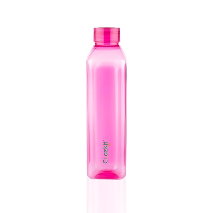 Clazkit Venice Plastic Water Bottle Pack of 1, Cherry Red -1 Litre at Rs. 30