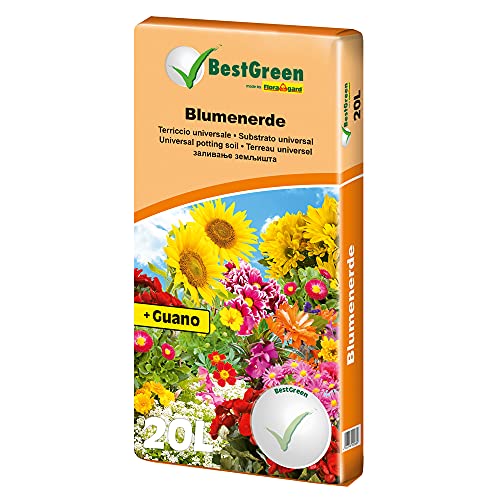 El substrato Universal BestGreen 20L es un substrato Multiuso abonado y Listo para Usar, para Plantar y trasplantar Plantas de Interior, balcón, Maceta y también para Plantar en el jardín
