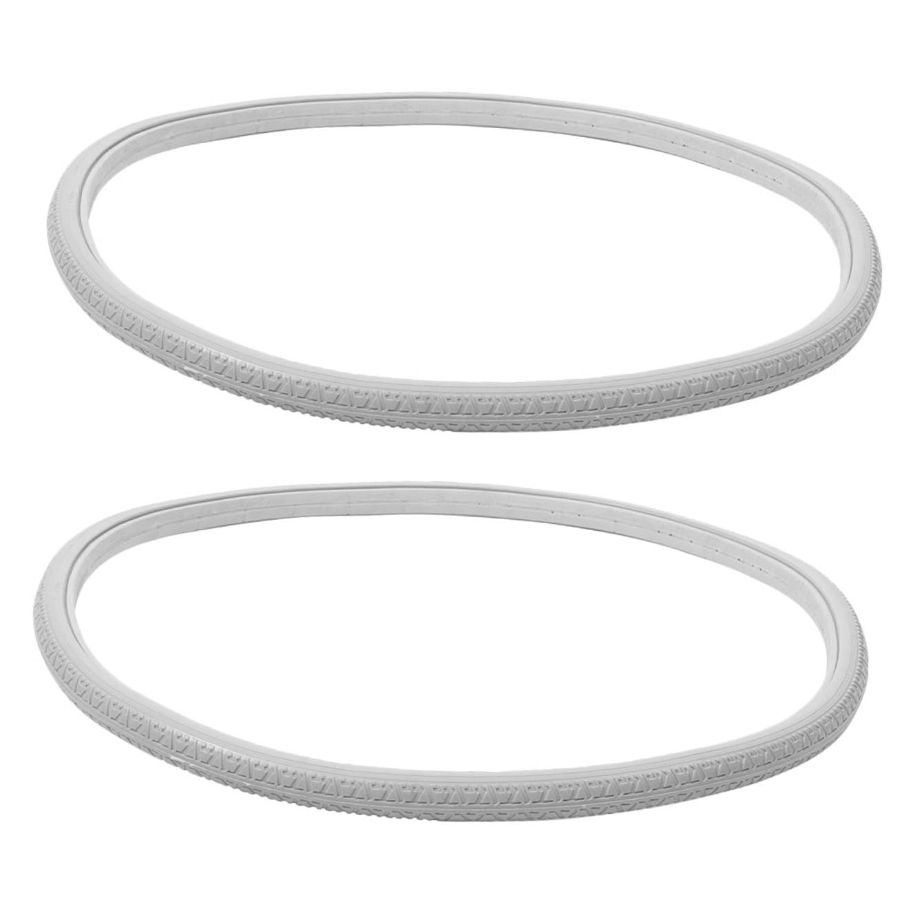 2 Stück Pu Vollgummi Ersatzreifen für Rollstühle Pannensichere Elastische Rollstuhlreifen 24 Zoll Kompatibel mit Meisten Modellen Robustes Rollstuhlzubehör Graue Ersatzräder