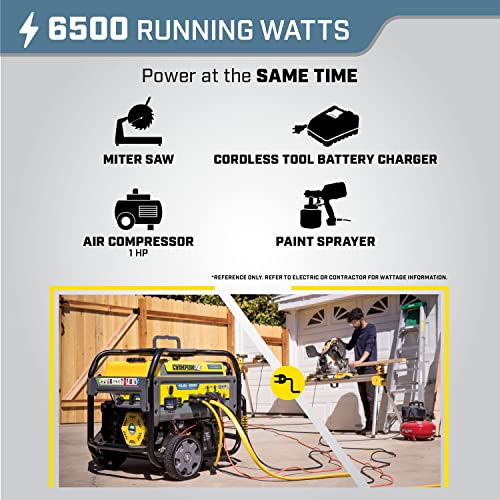 Champion Power Equipment 8125-Watt Electric Start ChampionPRO Commercial Grade OSHA Compliant Portable Generator with CO Shield - Image 4