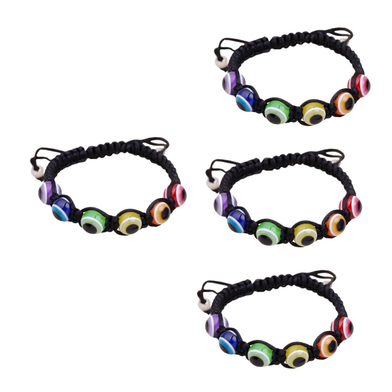 GALPADA 2 Uds Pulseras De Mujer Decoración De Yoga Pulseras Trenzadas Para Hombres De Cuerda De Mal De Ojo Azul Pulsera De Cuentas De Mal De Ojo Pulsera Trenzada Hecha A Mano