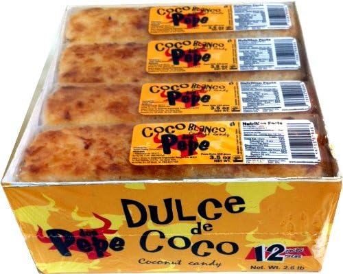 Coco Blanco - Don Pepe - Coconut Candy- 12 Pieces