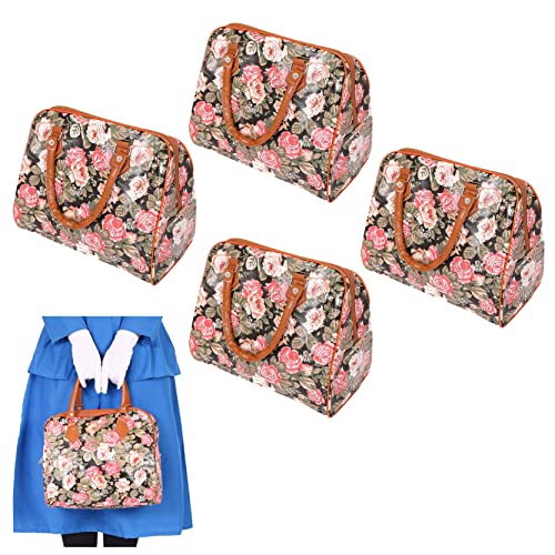 I LOVE FANCY DRESS Bolsa de niñera Edwardian - Accesorio de disfraz estilo Mary Poppins para disfraces de disfraces, paquete de 3, Marrón