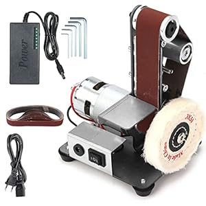 Ahwoihs Elektrischer Bandschleifer 300W mit Polierscheibe