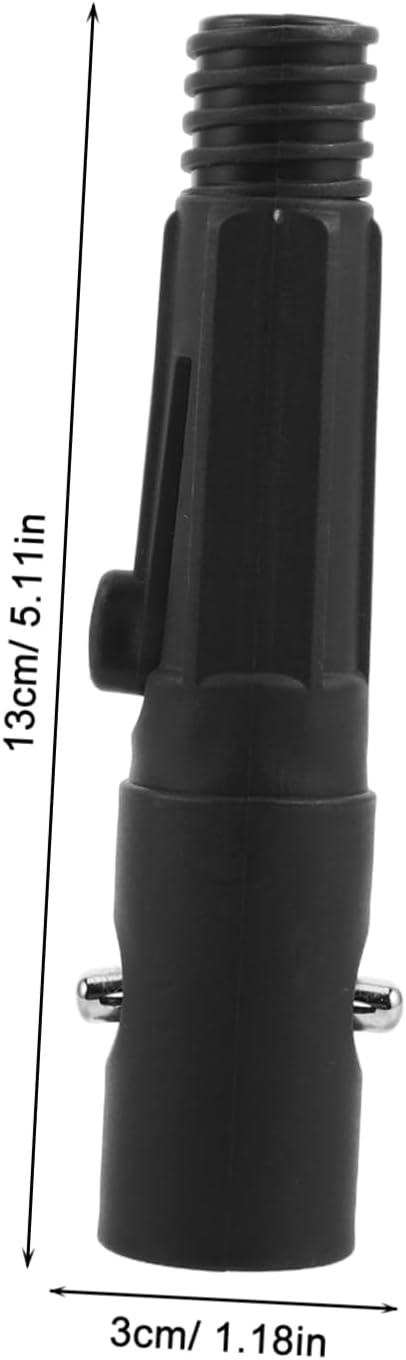 Threaded Tips Replacement for Poles Extension Rod Adapter for Broom and Mop Handle and Compatible with Various Brands for Precision Cleaning Tight Spaces