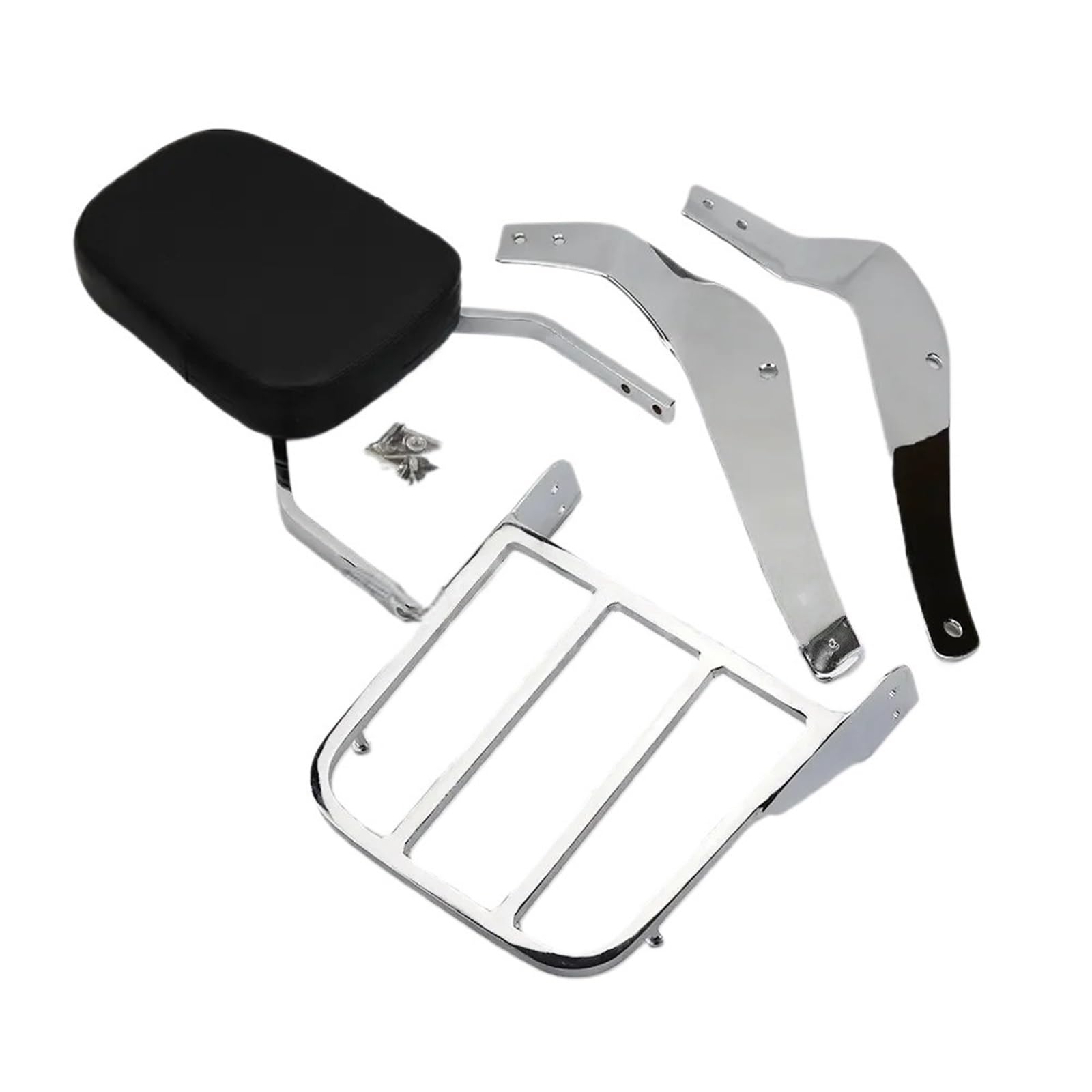 Respaldo de Motocicleta Portaequipajes con Respaldo Trasero Motocicleta, para Volusia VL800 2001-2011, Boulevard C50 2005-2011 2010 2009 2008