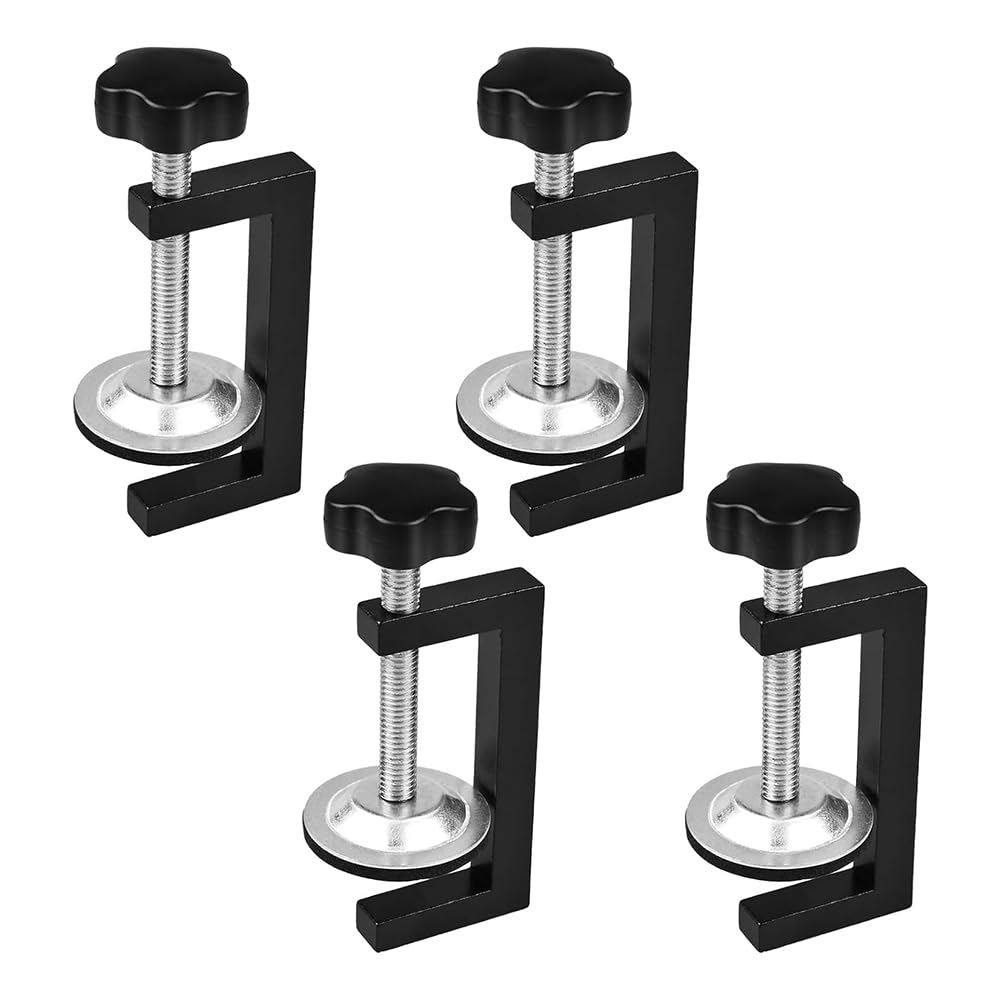 IJSDNVJNDX C Clamp Heavy Duty 2 Inch Cabinet Clamps for Woodworking Aluminum Alloy G Clamp Assembly, Gluing and Welding