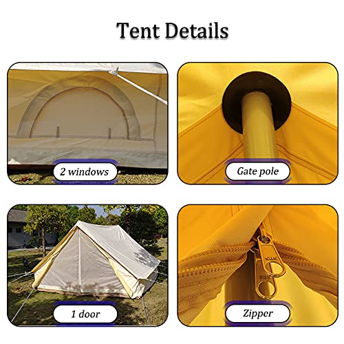 Carpa Yurt Grande para Familia 3-4 Personas 320x300x190 cm miniatura 6