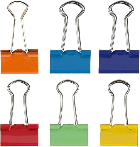 Vista 167 de Broches aprietapapeles JAM Paper®, Rojo