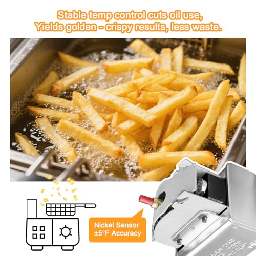 ZOKUSIK PP10084 High Limit Thermostat Switch Replacement Part for Pitco Fryers 450°F/230°C Manual Reset Safety Switch 1/4" MPT Thread fits VF35, MGII, SG14, 35C+/45C+, 18/18S, E500D, LCHMO5030 by ZOKUSIK - Image 7