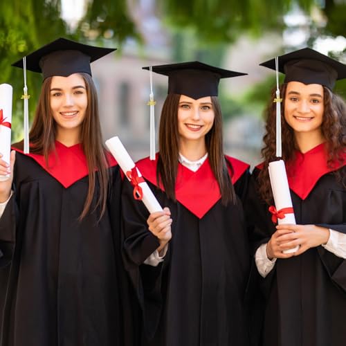 image for QIHOMPIB 2026 White Gradution Tassel with Golden Charm for Graduation 