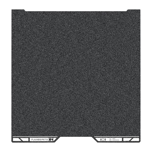 Image of 335x325mm Black PEI Double Side Build Plate with QR Code, Textured PEI Double-Sided Textured Spring Steel Print Bed for Bambu Lab H2C /A2L 3D Printer