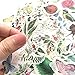 1000Art Nature Stickers Set(96 PCS) Small Flowers Plant Insects Stickers for Journaling,Planners,Card Making,Scrapbooking,DIY Arts and Crafts