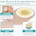 Vive 20 PCS Colostomy Bags - One Piece Drainable Ostomy Pouch for Colostomy, Ileostomy - Odor Resistant, Skin-Friendly Ostomy Supplies for Stoma Care (Tan)