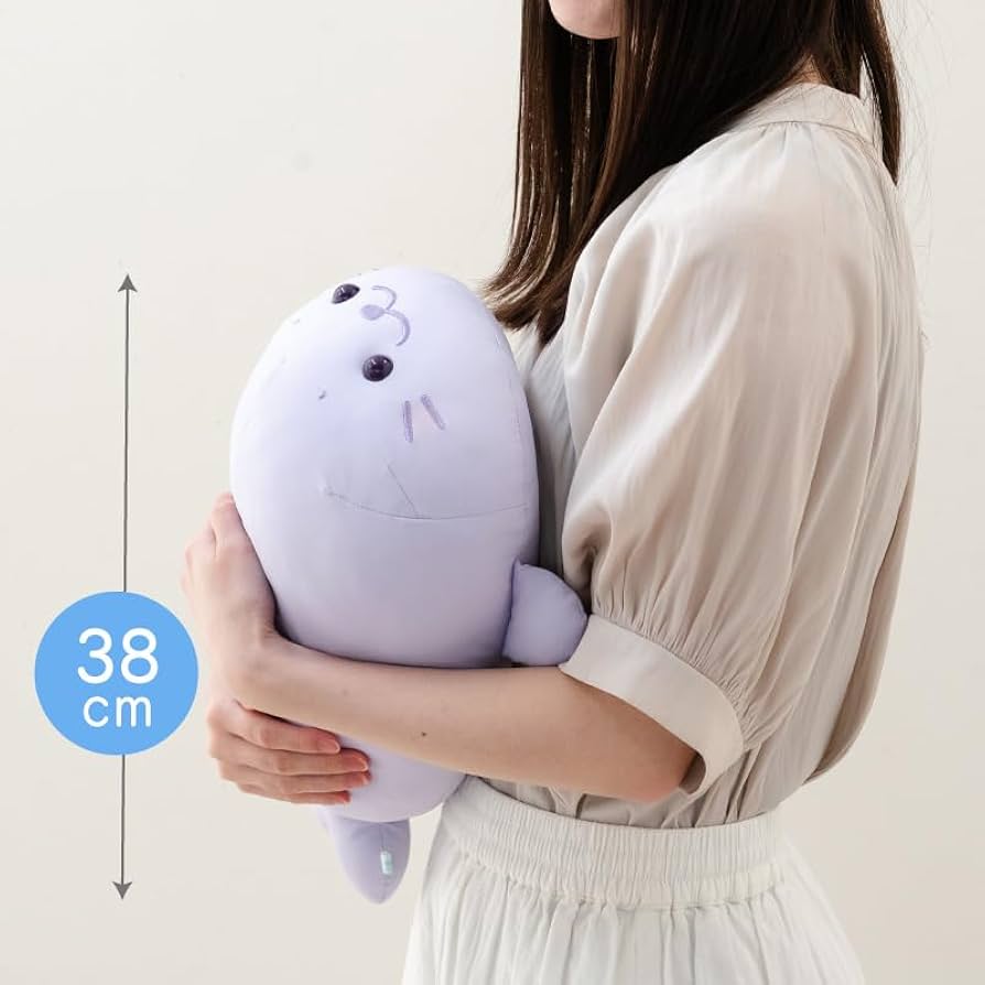 Amazon.co.jp: しろたん クール 抱き枕 ぬいぐるみ 38cm 単品