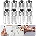 Vaguelly 20pcs Pill Bottles Travel Containers for Pills Candy Items Secure Lids Refillable Empty Plastic Vials for Medication Storage