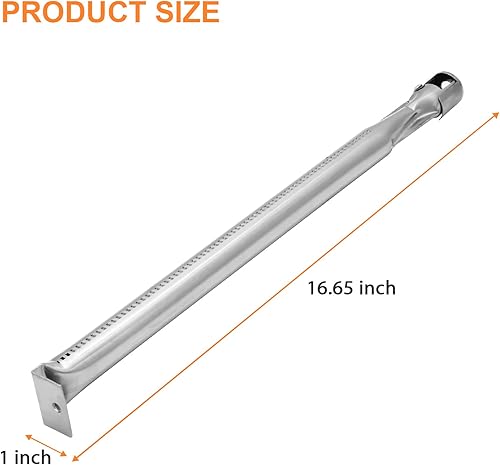 Miniatura 2 de TAILGRILLER Juego de 4 tubos de quemador para plancha Blackstone de 36 pulgadas, juego de 4 tubos de quemador rectos de acero inoxidable con 4