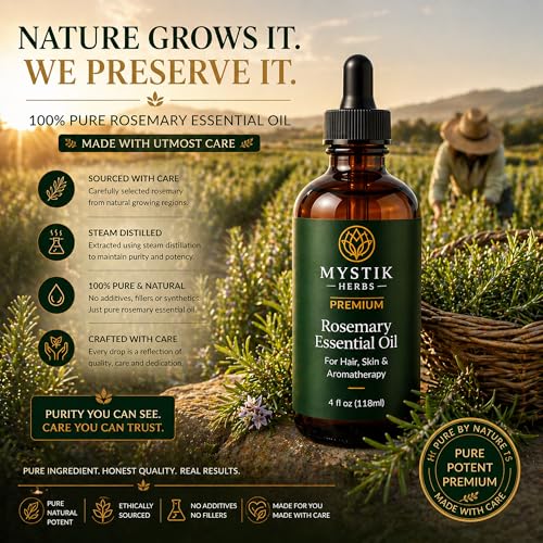 Aceite Esencial Premium de Romero 100% Puro 118ml miniatura 7