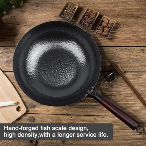 Wok de acero al carbono 30 cm con tapa miniatura 3