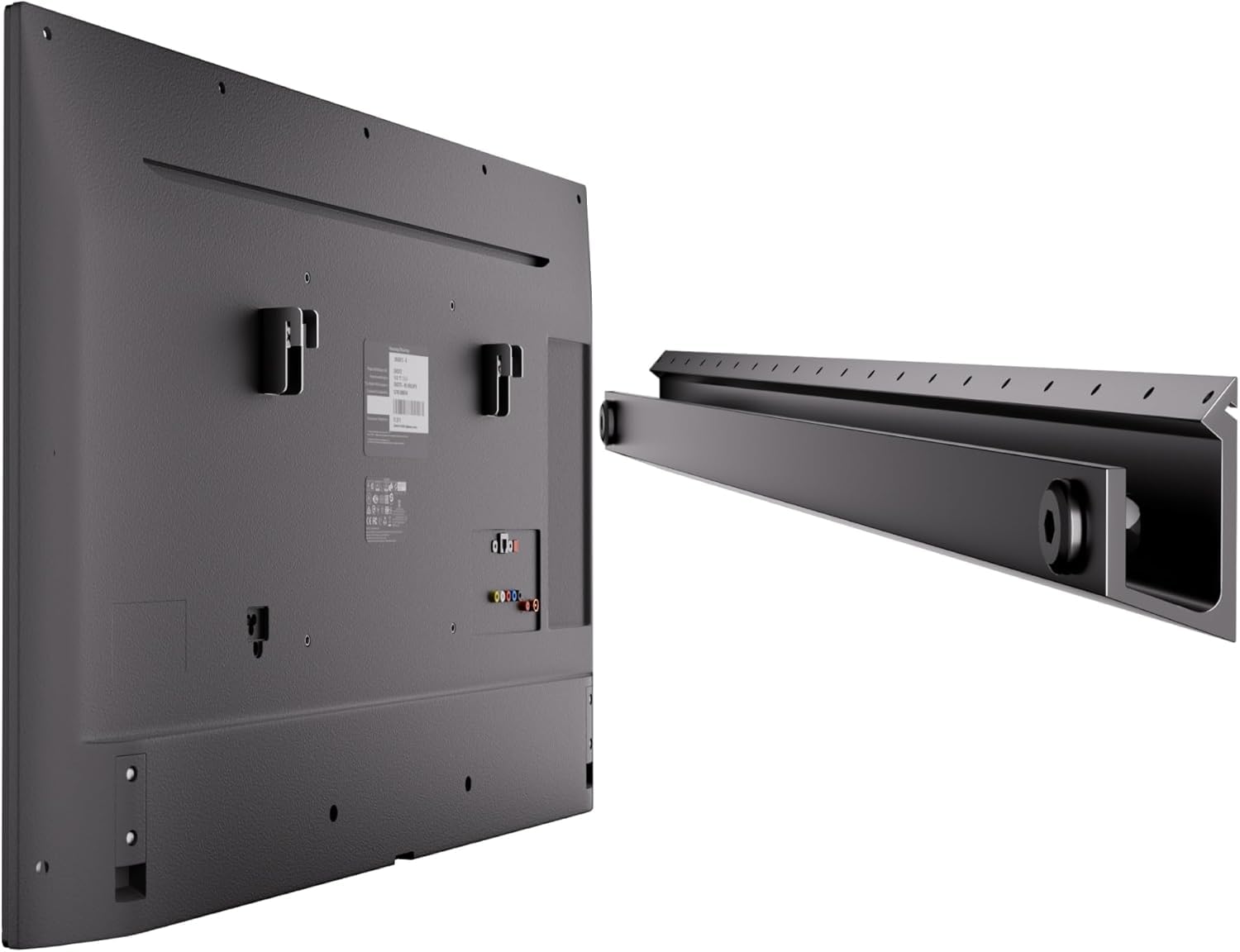 Aetubree TV-Wandhalterung ohne Bolzen für 32-75-Zoll-Flachbildfernseher, ultraschlanke TV-Wandhalterung für Trockenbauwände für Universalfernseher bis zu 68 kg, VESA 600 x 400 mm, keine Bolzen, kein B